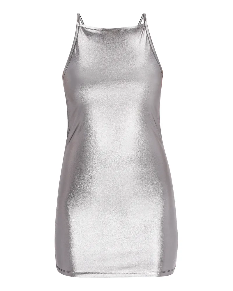 My Mo Kleid Frauen Silber Silber