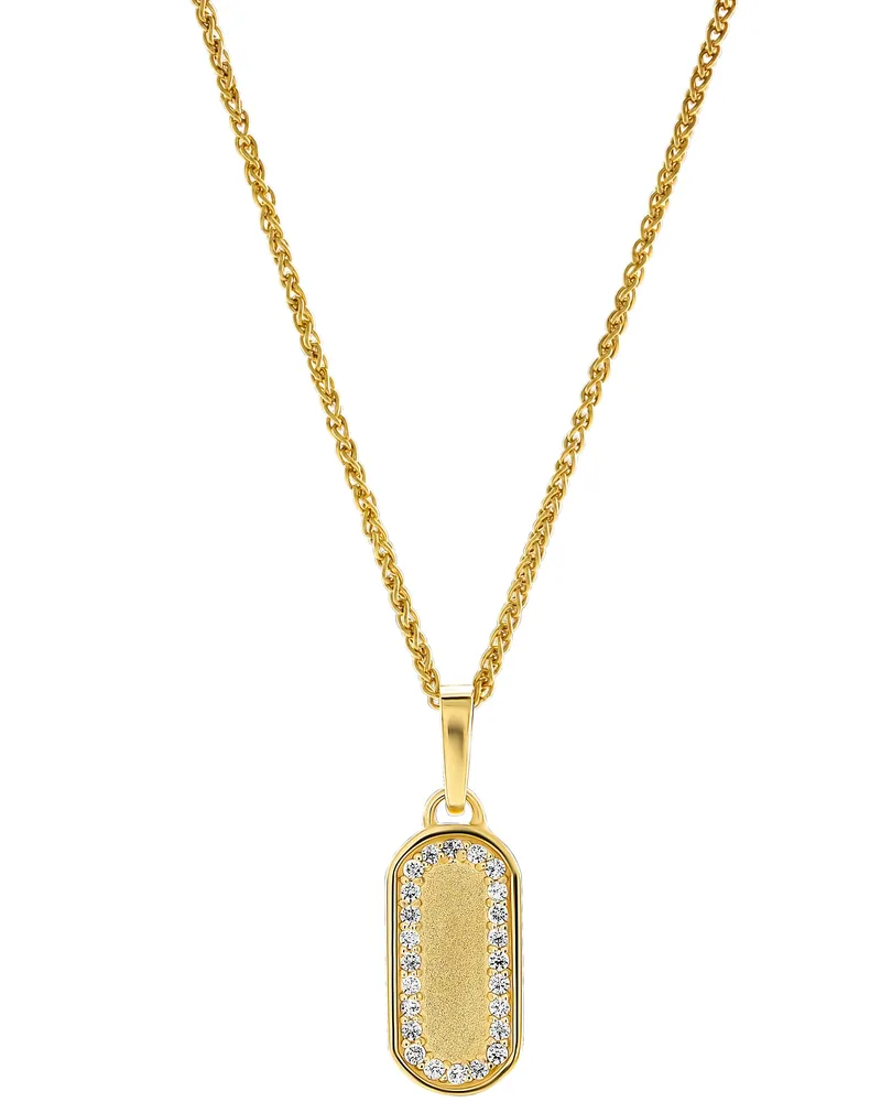 Orphelia Malaga' Damen-Anhänger aus 925er Sterlingsilber mit Kette – Gold ZH-7573/G Gold