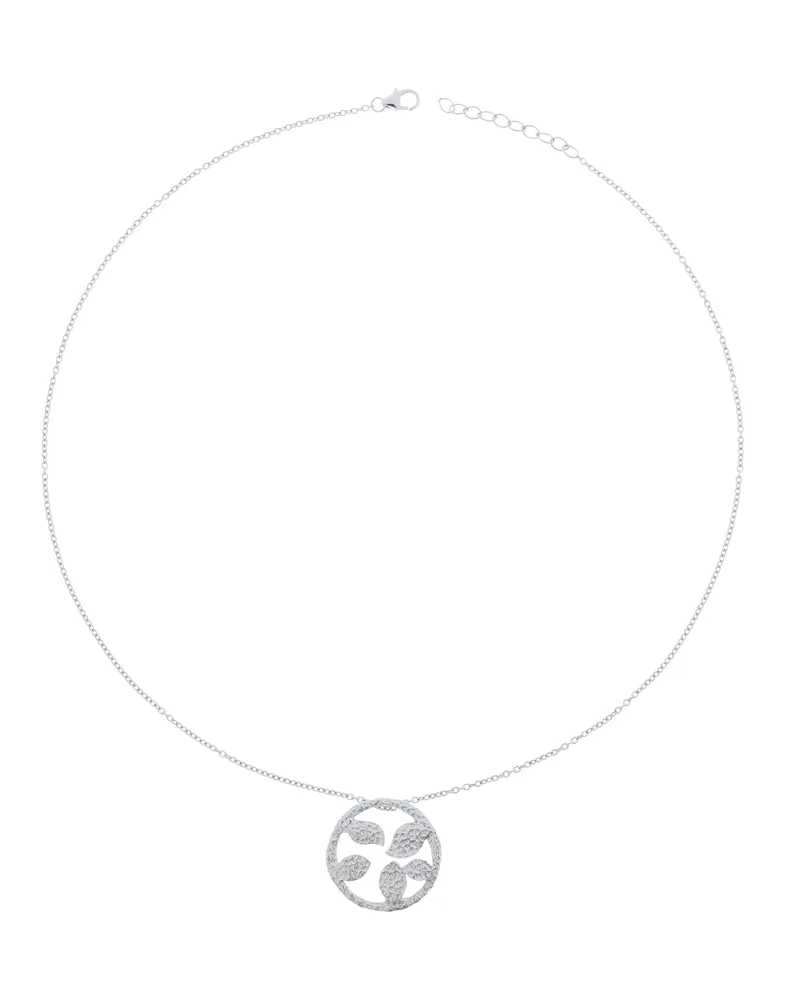 Orphelia Damen-Kette aus 925er Sterlingsilber mit Anhänger – Silber ZH-6023 Silber