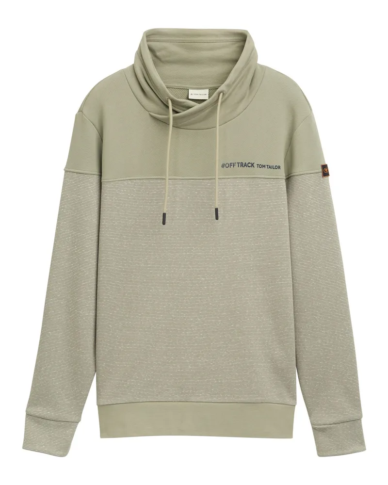 Tom Tailor Sweatshirt Hellgrün