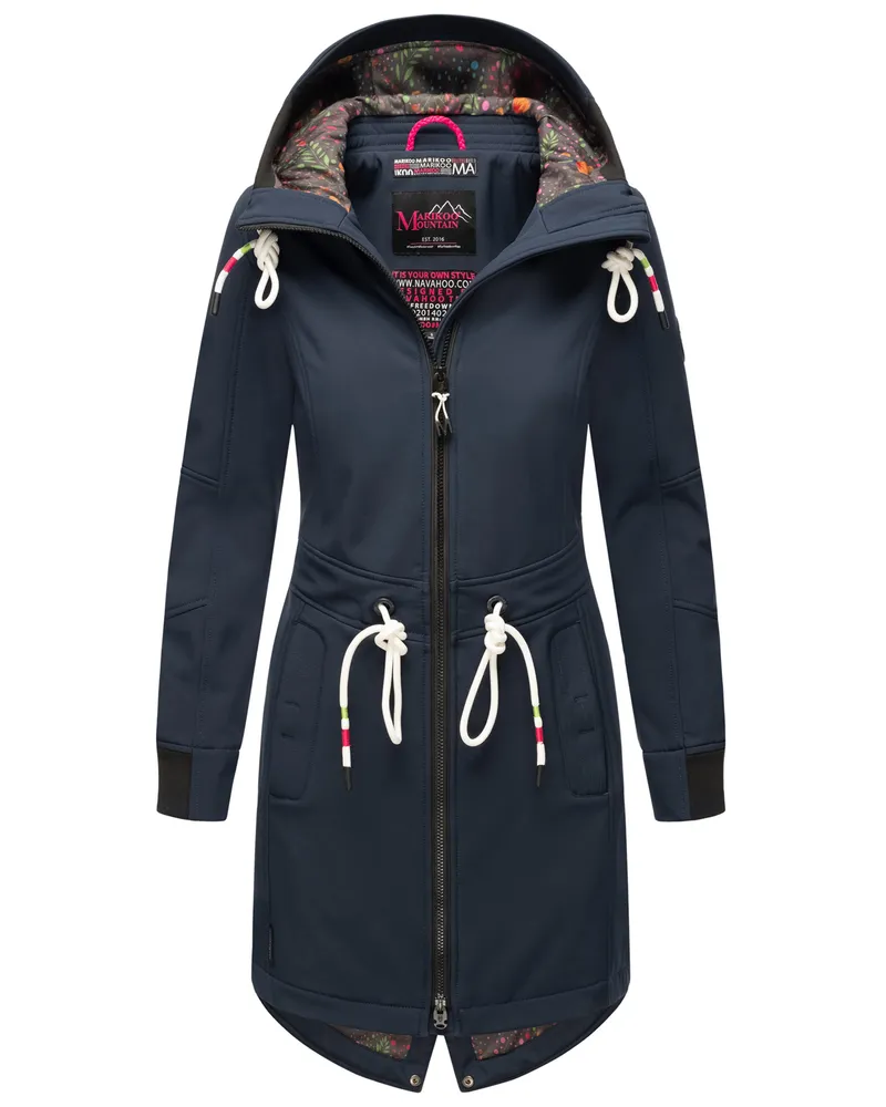 Marikoo Damen Softshelljacke Mount Furnica – funktional & stylisch Blau