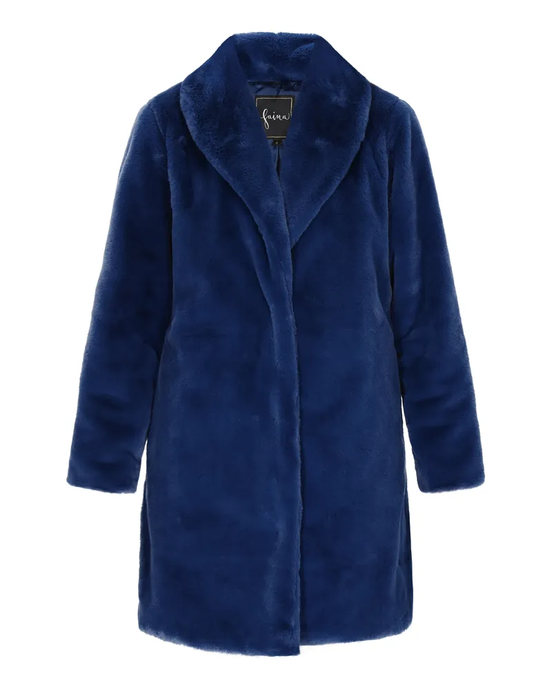 FAINA Mantel Frauen Marine Marineblau