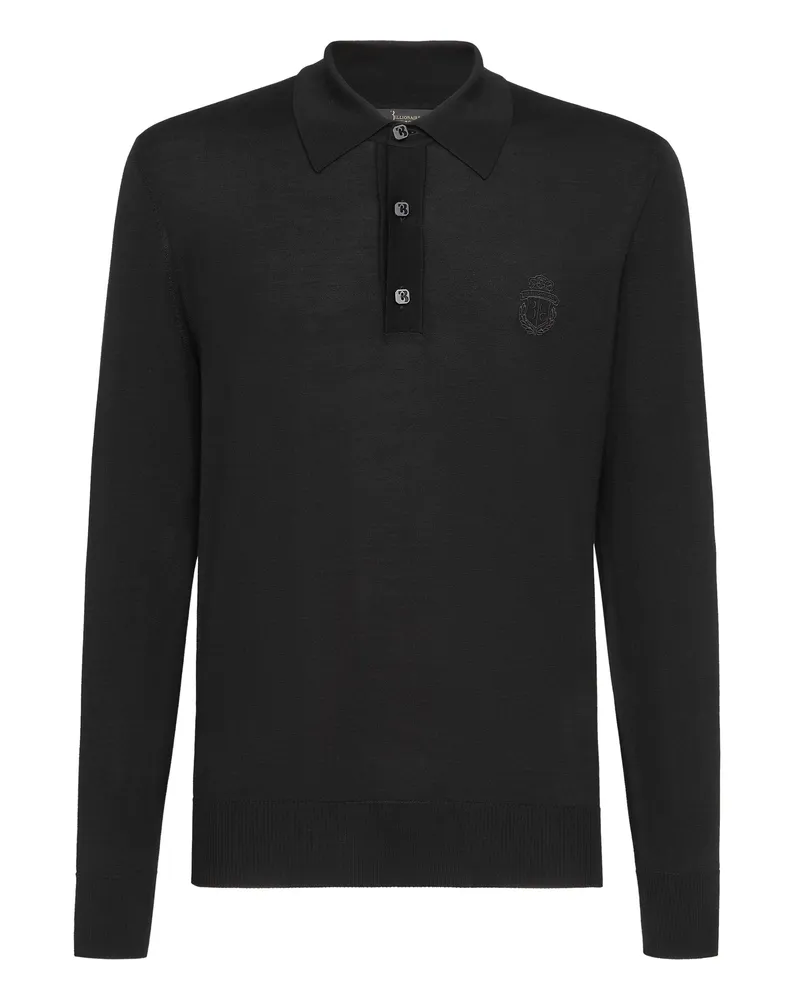 Billionaire Crest Pullover - Schwarz Schwarz