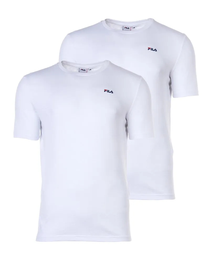 Fila Brod Tee Doppelpack T-Shirt - Weiß Weiß
