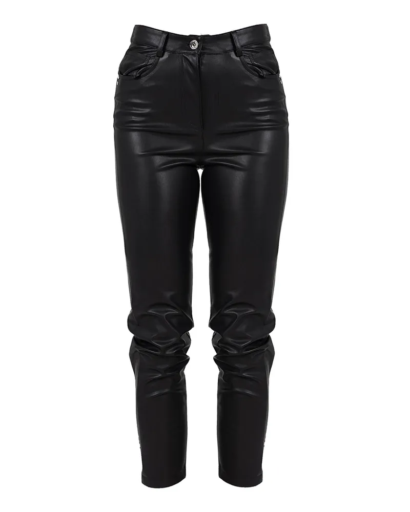 Patrizia Pepe Hose Damen schwarz Schwarz