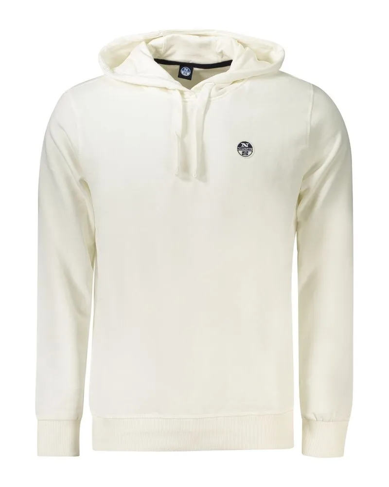 North Sails Klassisches Crewneck Sweatshirt Hoodie Elfenbein