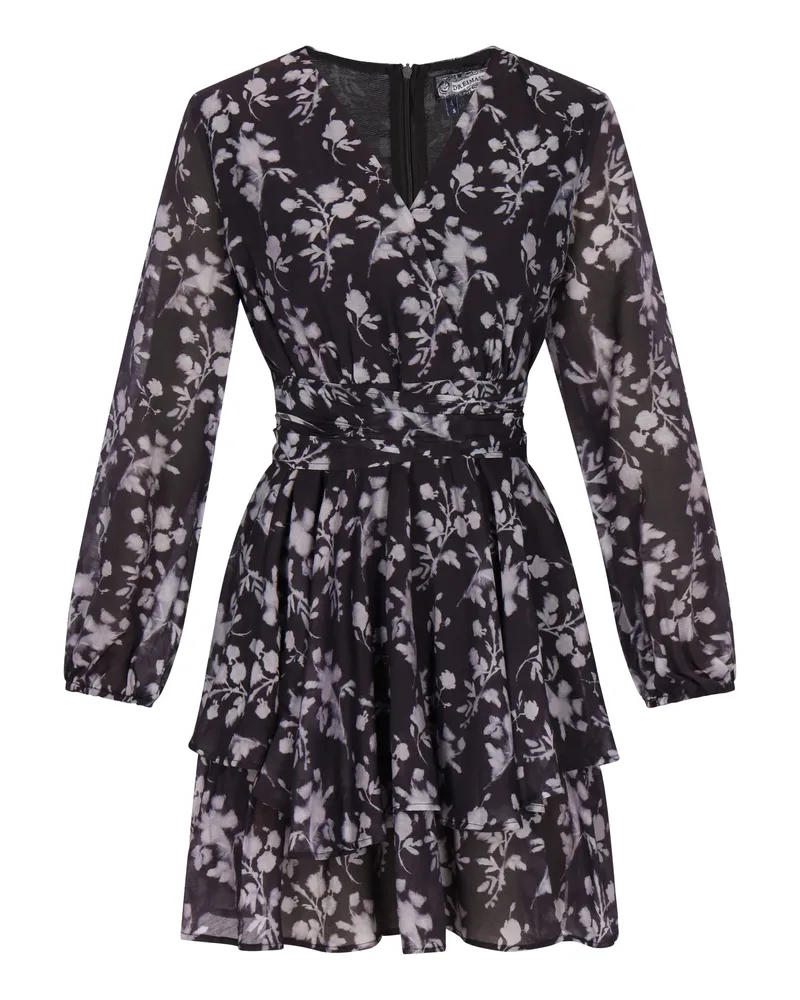 DreiMaster Kleid Damen schwarz Schwarz