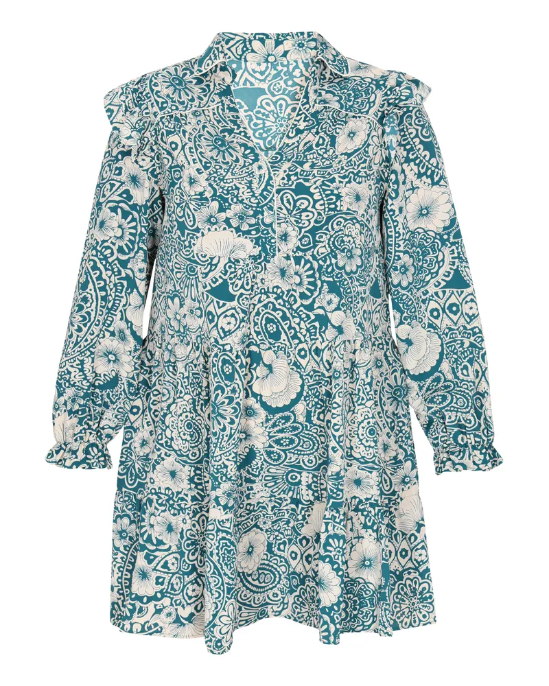 Usha Kleid in großen Größen Frauen Grün Grün