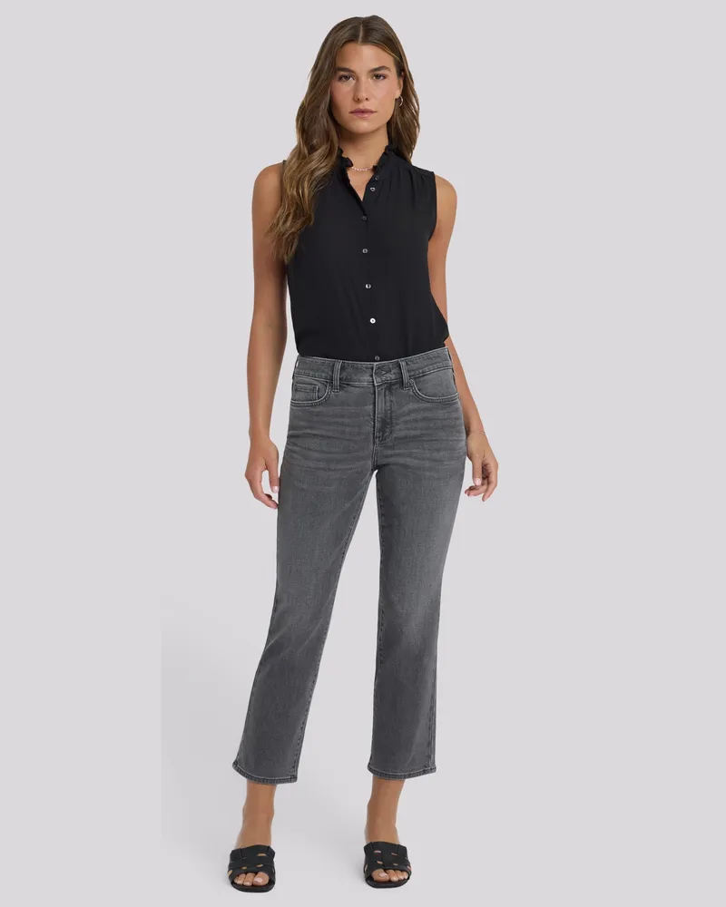 NYDJ not your daughter's Jeans  Marilyn gerade Knöchellange Jeans Grau