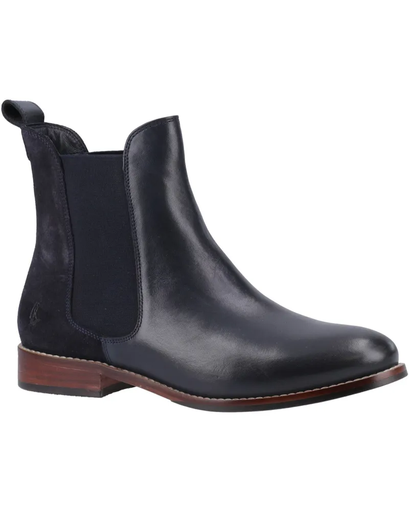 Hush Puppies Colette Wildleder Damen Navy Stiefel Marineblau