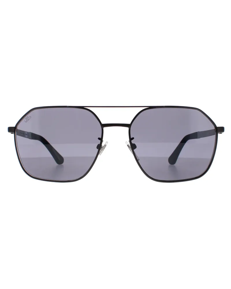 Police Pilotenbrille Herren Schwarz Grau SPLC34 Origins 41 Schwarz