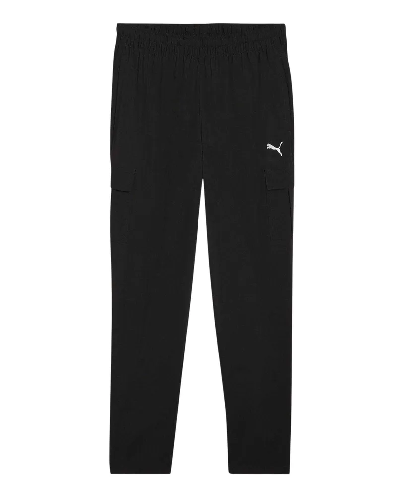 Puma Tad Tech" Cargo Jogginghosen für Herren (Schwarz Schwarz