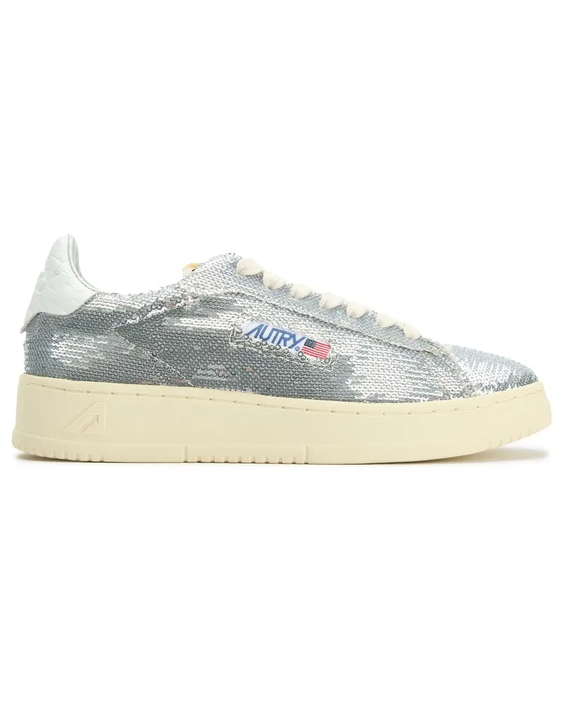 AUTRY Dallas Low Sneaker Silber