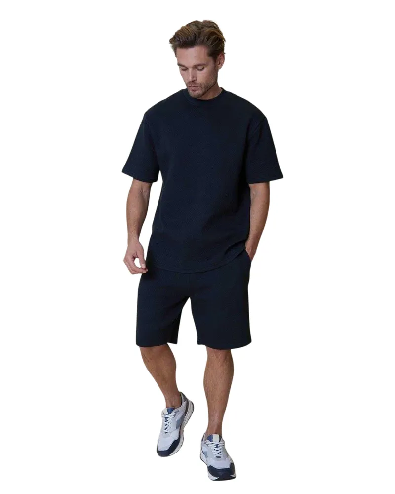 Threadbare Mitch" Shorts für Herren (Marine Marineblau