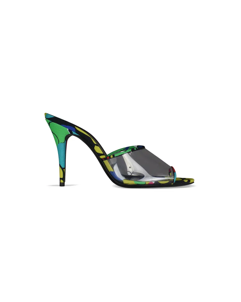 Saint Laurent Mules Lolita Multi-Schieber Mehrfarbig