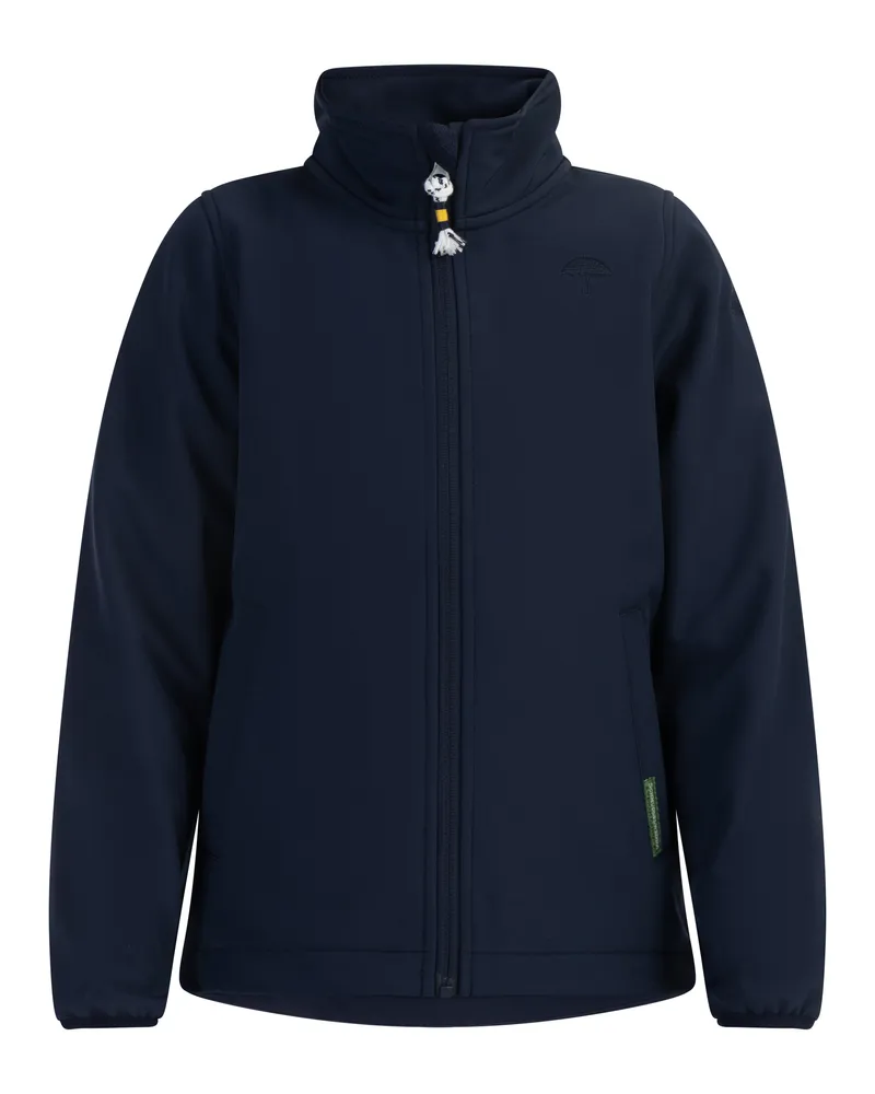 Schmuddelwedda Softshelljacke - recyceltes Material Mädchen Marine Marineblau