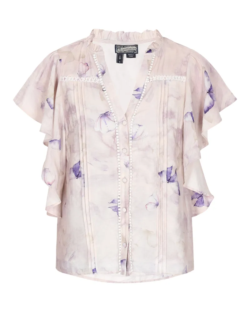 DreiMaster Bluse Frauen lila Lila