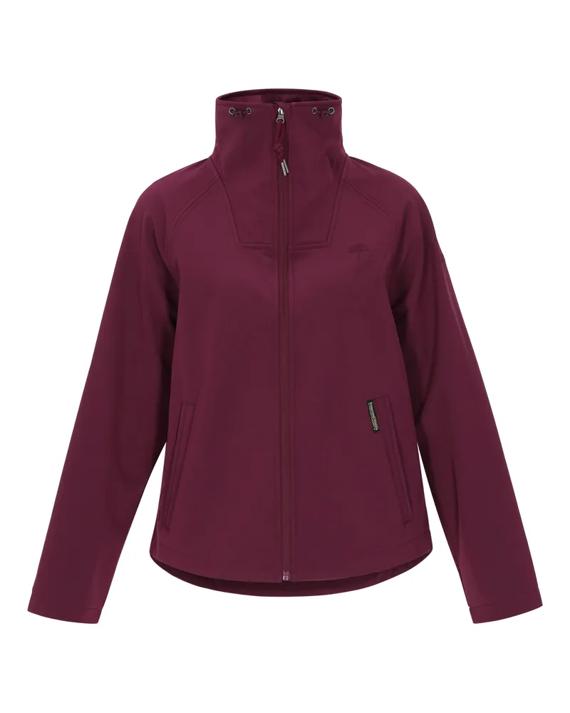 Schmuddelwedda Softshelljacke Frauen Burgund Bordeaux