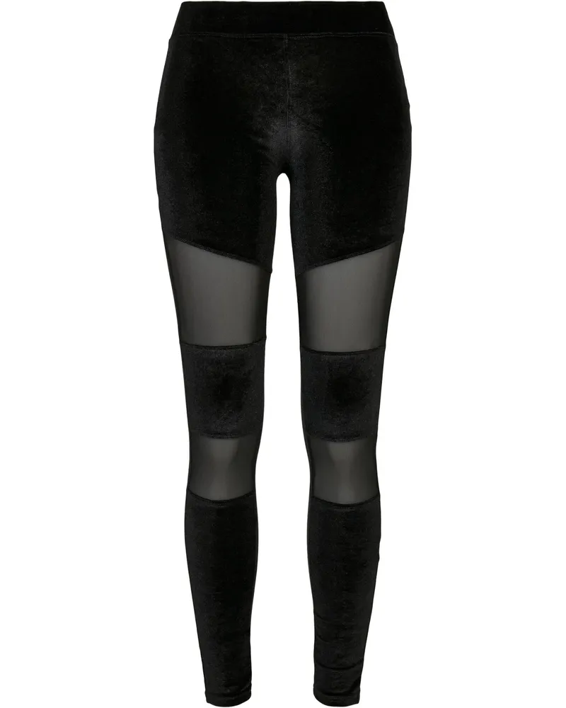 Urban Classics Tech" Leggings für Damen (Schwarz Schwarz