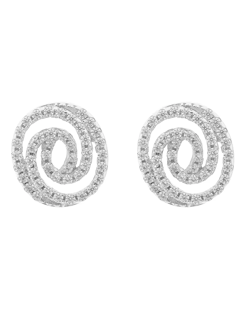 Orphelia Roshina' Damen Ohrstecker aus 925er Sterlingsilber - Silber ZO-7274 Silber