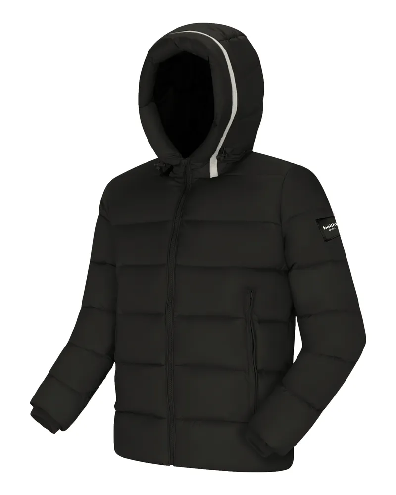 Ballin Herren Wintermantel von der Marke  Est. 2013. Die Jacke ist aus hochwertigem Polyester gefertigt und hat eine normale Passform. Die Jacke verfügt über einen Auf- und Abwärts-Reißverschluss, einfach für Fahrrad, Moped oder Roller.  Marke: Ballin Est. 2013Modellname: Jacke GiorgioKategorie: HerrenjackeMaterialien: PolyesterFarbe: schwarz Schwarz