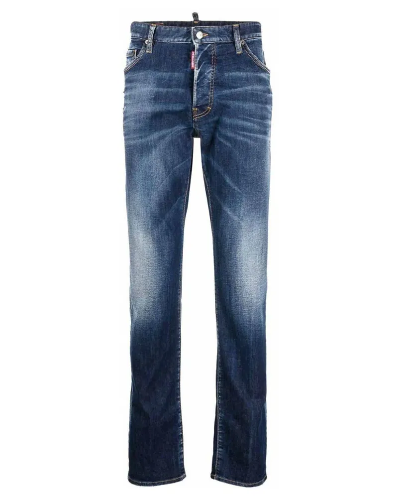 Dsquared2 Navy Blue Cool Guy Skinny Jeans Blau