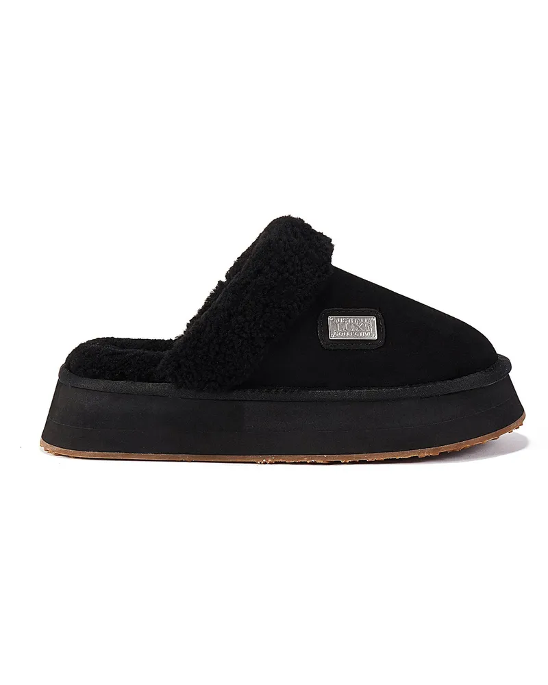 Australia Luxe Pantolette aus Platfoam in Schwarz Schwarz