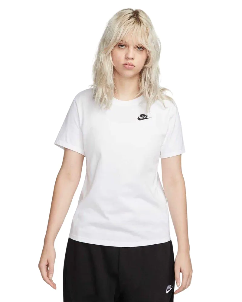 Nike Club" T-Shirt für Damen (Weiß Weiß