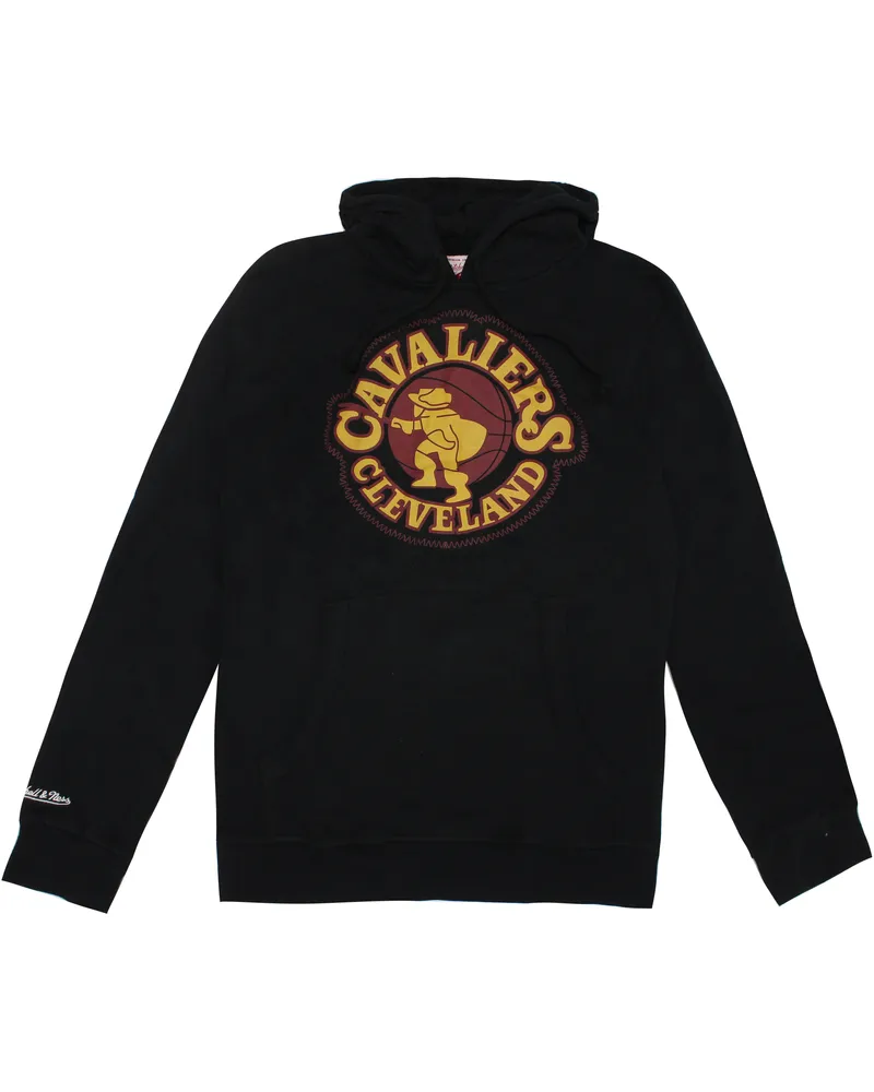 Mitchell & Ness Cleveland Cavaliers Zick Zag Herren Hoodie Schwarz
