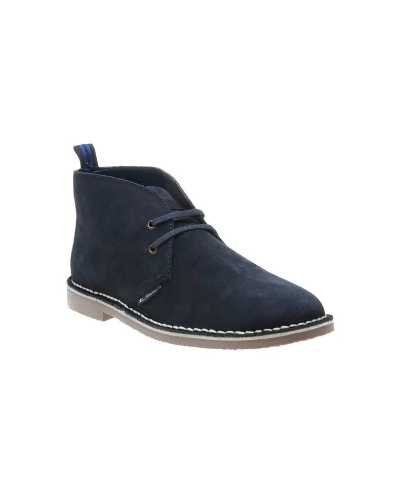 Ben Sherman Hunt-Stiefel Blau Blau