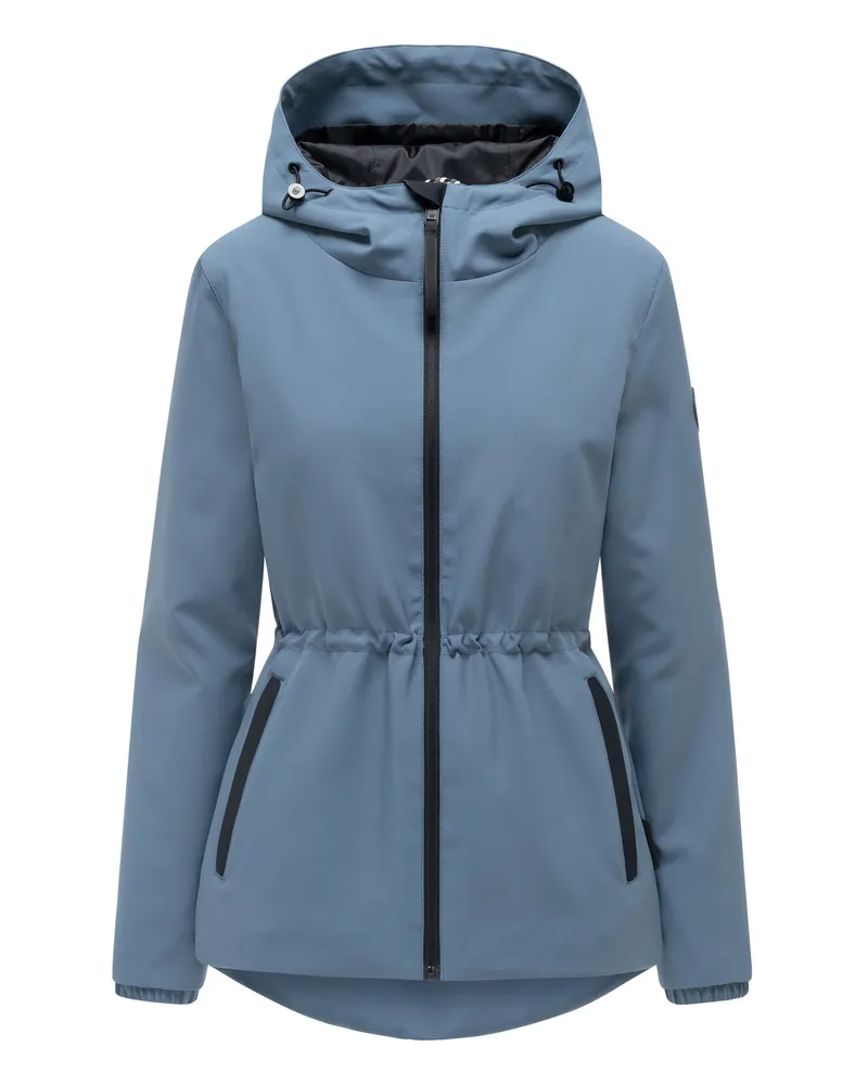 Marikoo Übergangsjacke Katzilein mit Kapuze für Damen - Blau Blau