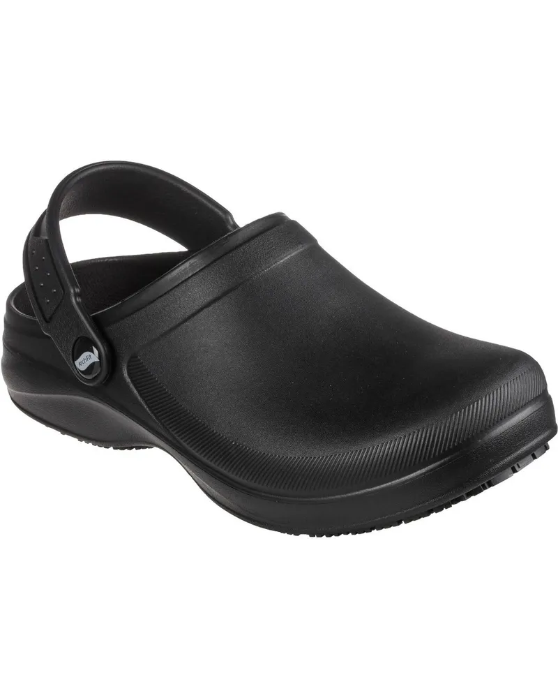 Skechers Damen Riverbound Pasay rutschfeste Clogs Schwarz