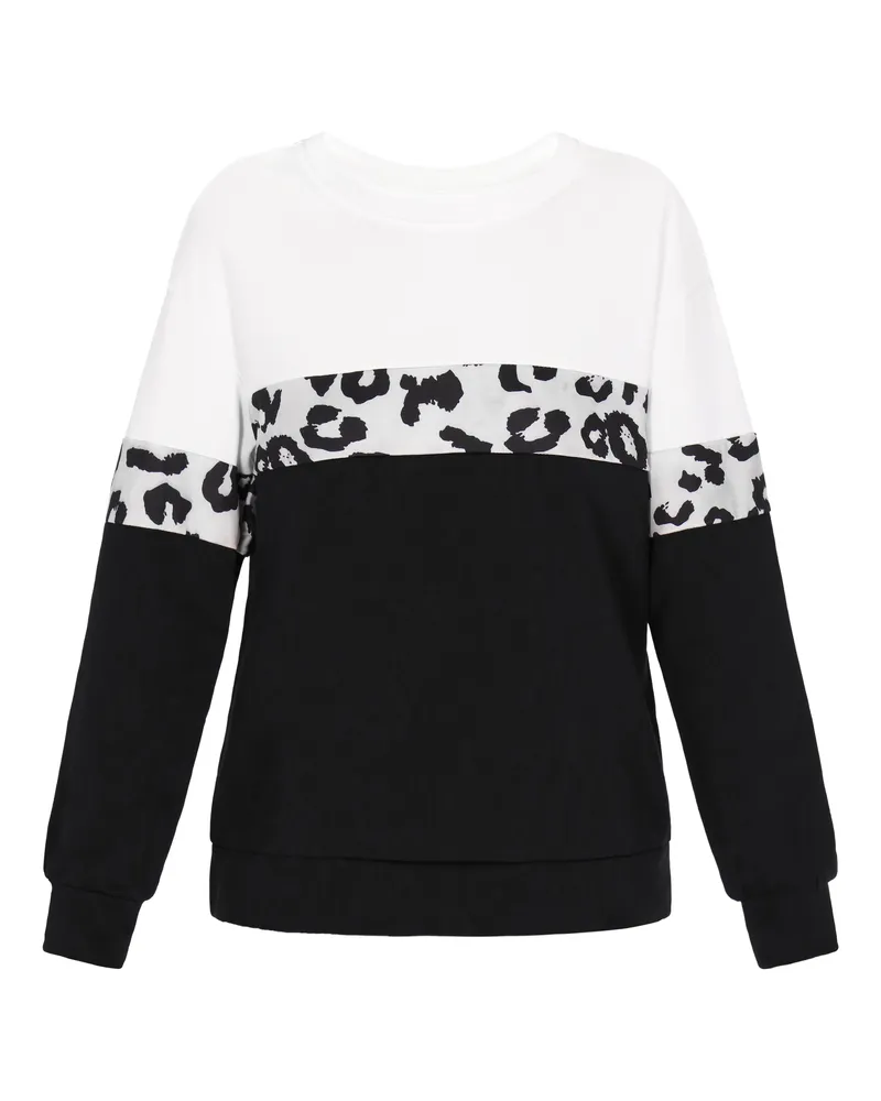 FAINA Bluse Frauen Schwarz Schwarz