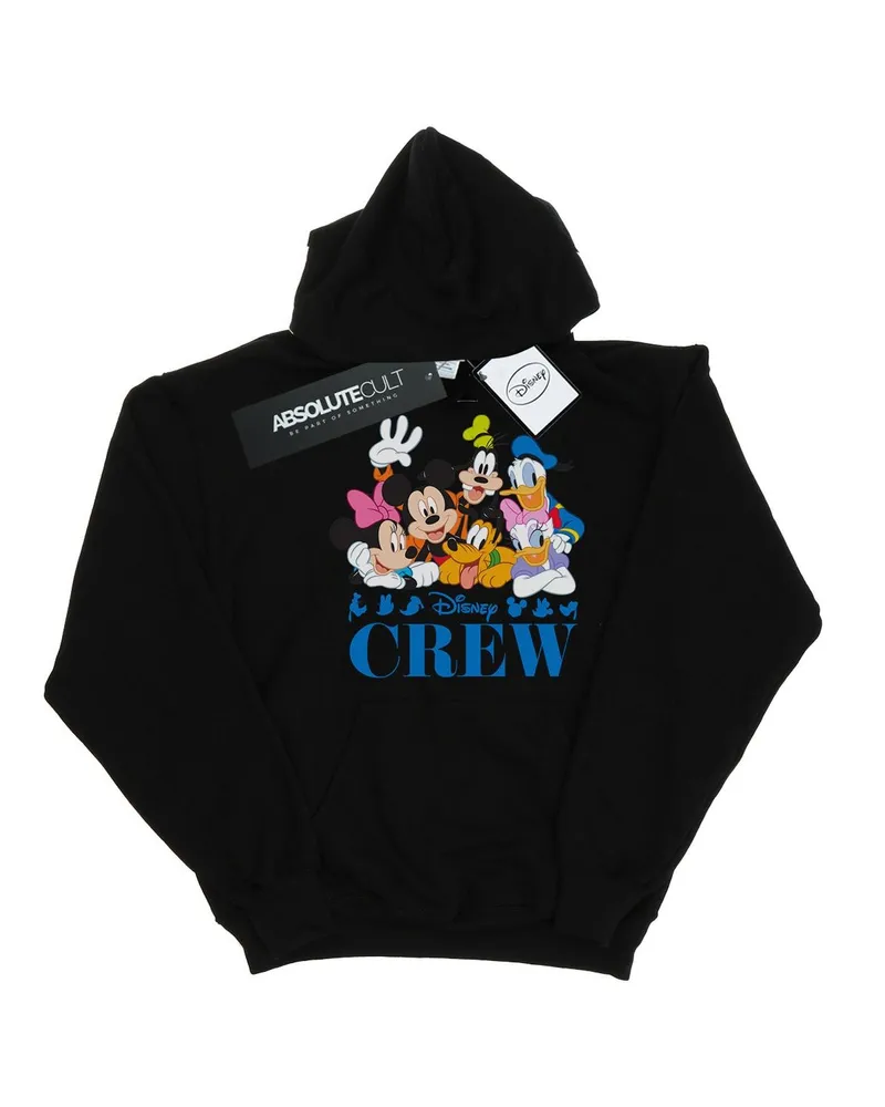 Disney Herren Mickey Mouse Disney Friends Hoodie (Schwarz Schwarz