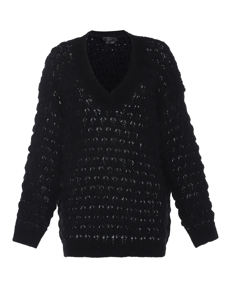 FAINA Pullover Damen schwarz Schwarz