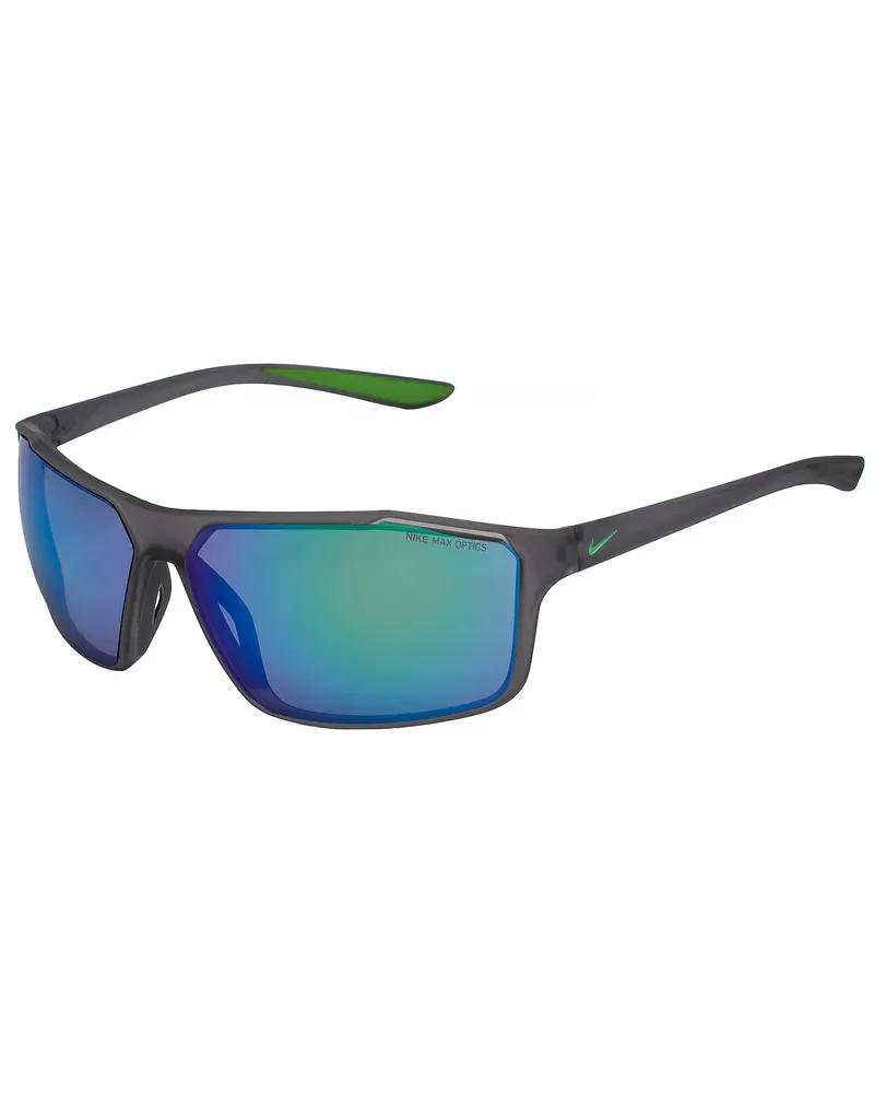 Nike Herren Rechteckige Sportsonnenbrille Windstorm M CW4672 Grau