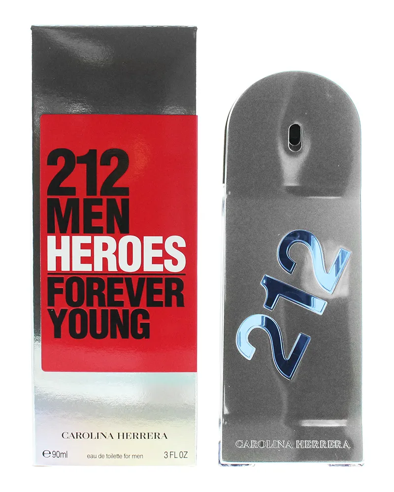 Carolina Herrera New York 212 Men Heroes Forever Young Eau De Toilette 90ml 