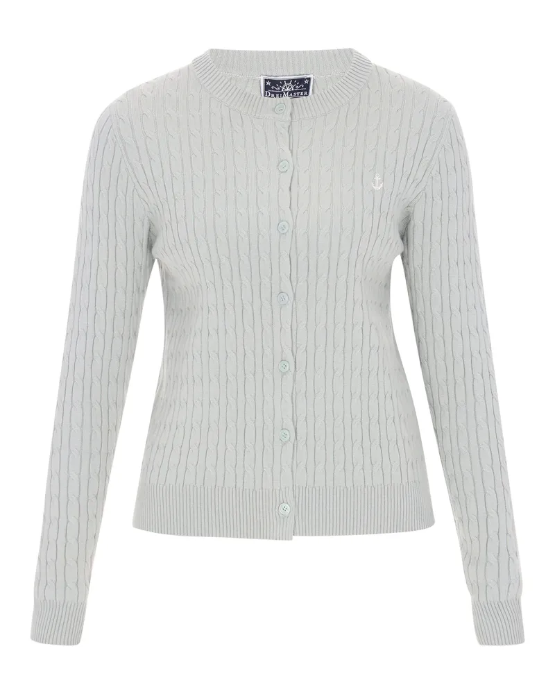 DreiMaster Strickjacke Frauen Salbeigrün Salbeigrün