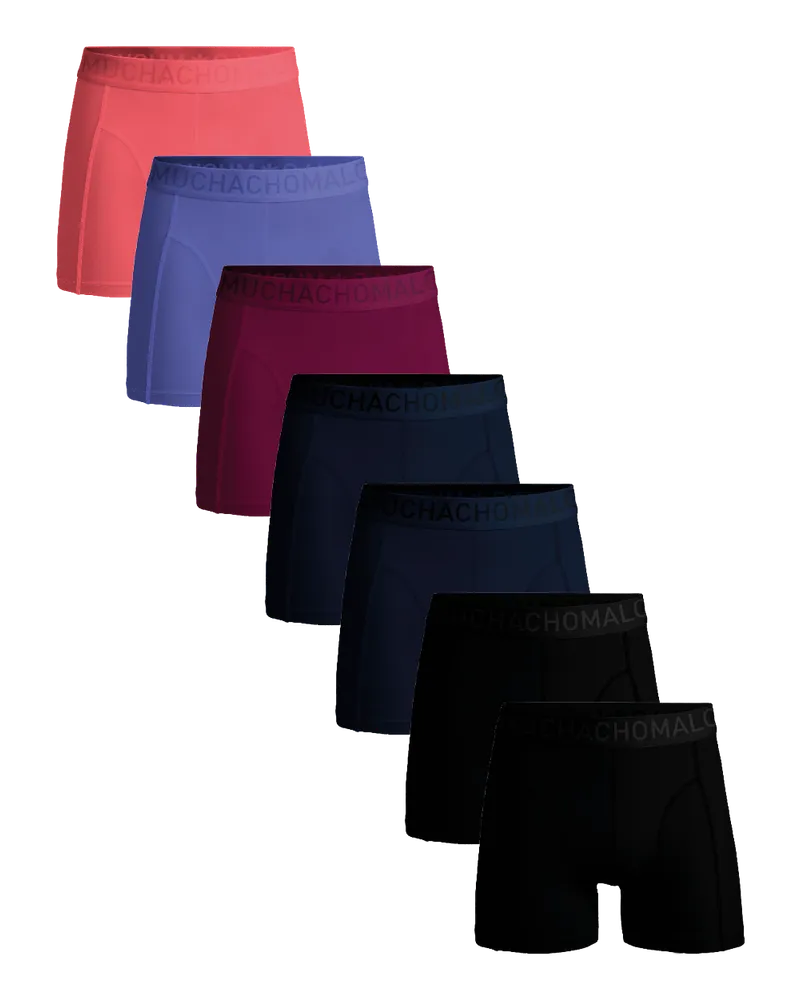 Muchachomalo 7er-Pack Boxershorts für Herren - Mehrfarbig Mehrfarbig