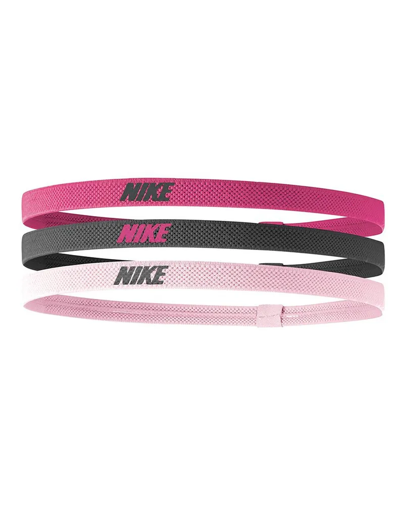 Nike Mixed Width" Stirnband (3er-Pack) (Pink/Grau Rosa