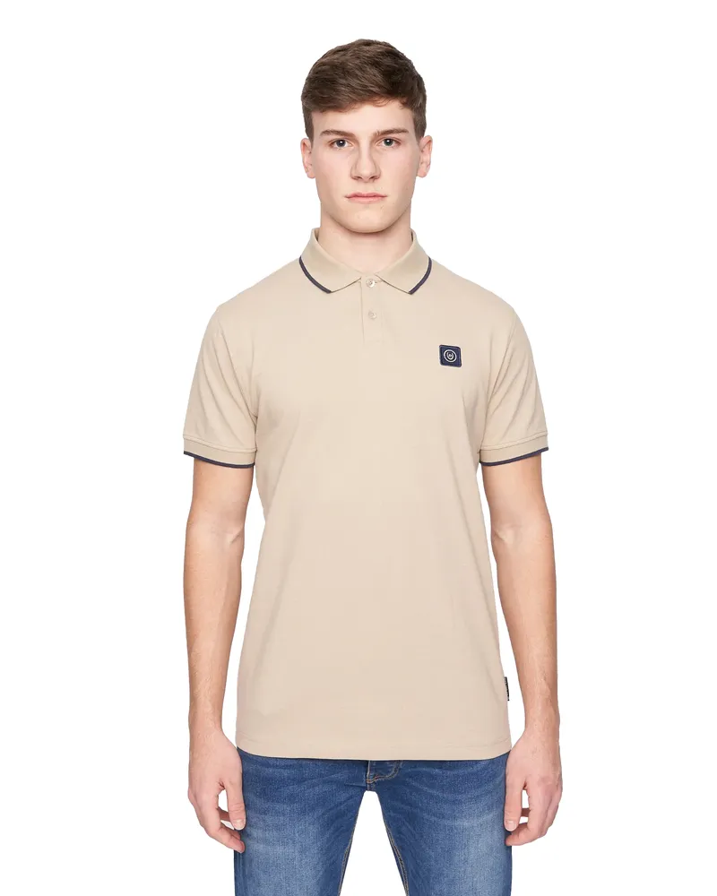 Duck and Cover Wilkins" Poloshirt für Herren (Steinfarben Steingrau