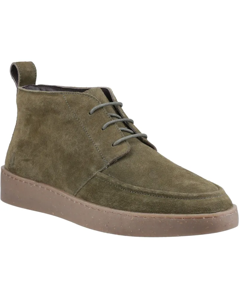 Hush Puppies Rory Wildleder Herren Khaki Stiefel Khaki