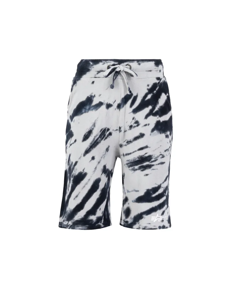 Alpha Industries Tie Dye Short Schwarz