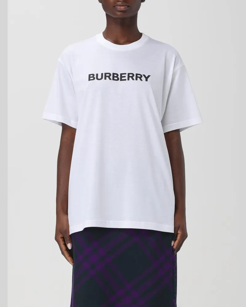 Burberry Logo-T-Shirt mit kurzen Ärmeln - Weiß Weiß