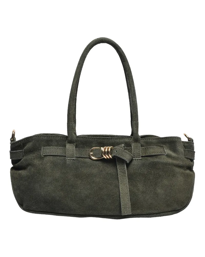 Luisa Vannini Grün Rindsledertasche Grün