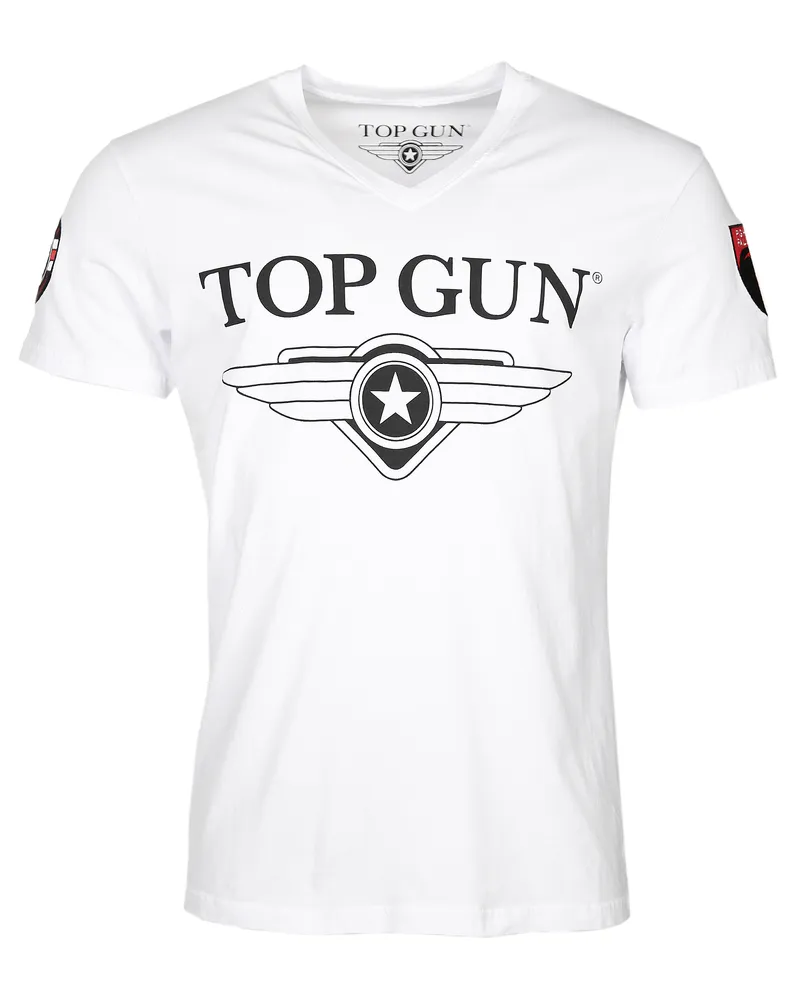 Top Gun TG20191004 T‑Shirt - Weiß Weiß