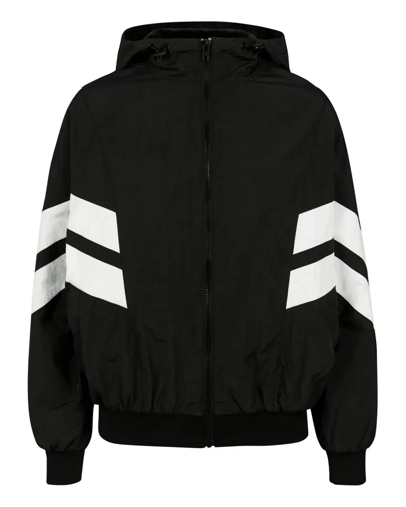 Urban Classics Jacke für Damen Fledermaus (Schwarz/Weiß Schwarz