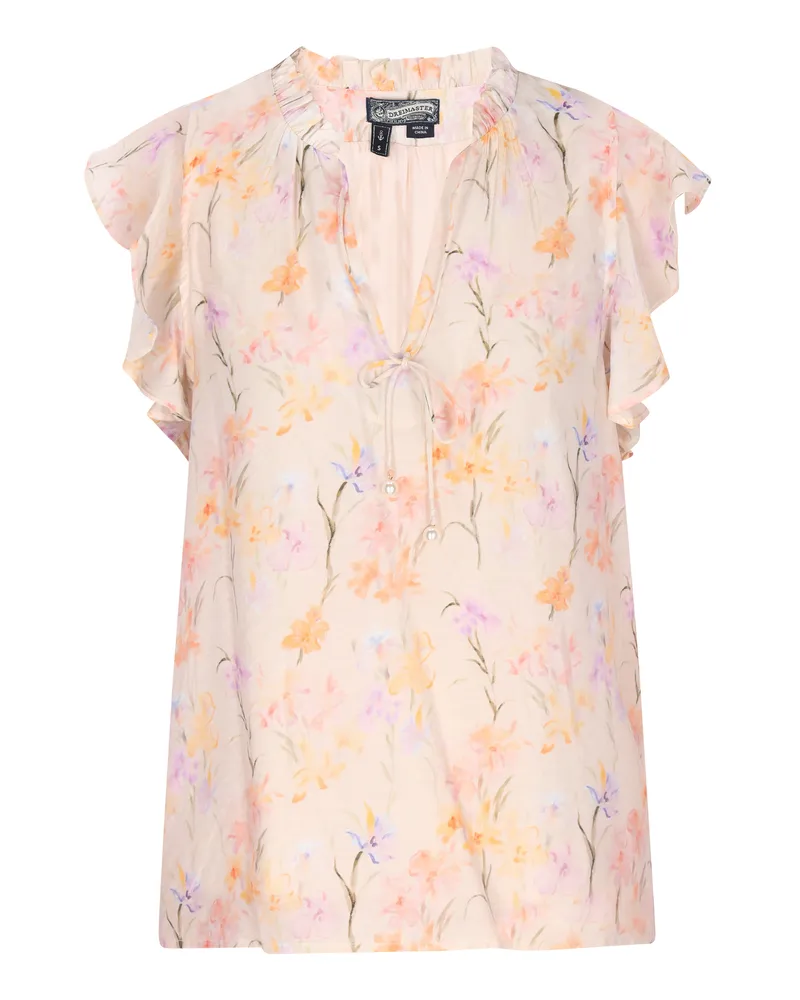 DreiMaster Bluse für Damen, leichte Qualität - Pfirsich Pfirsich