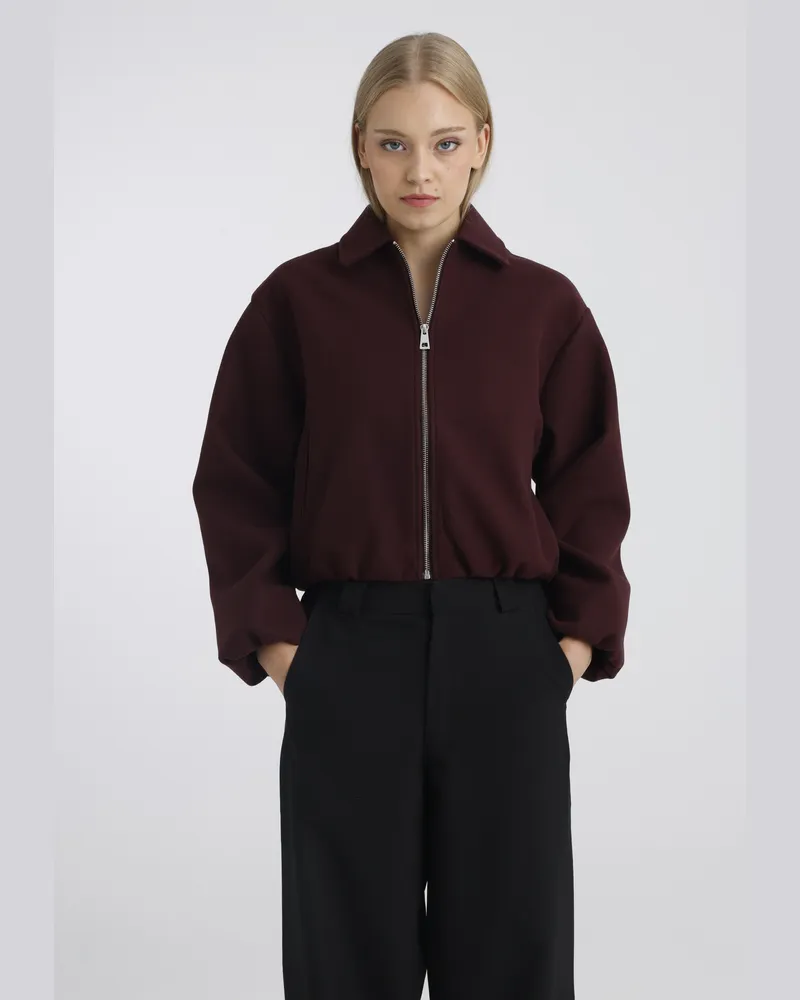Felix Hardy Jacke Crop Jacke Violett