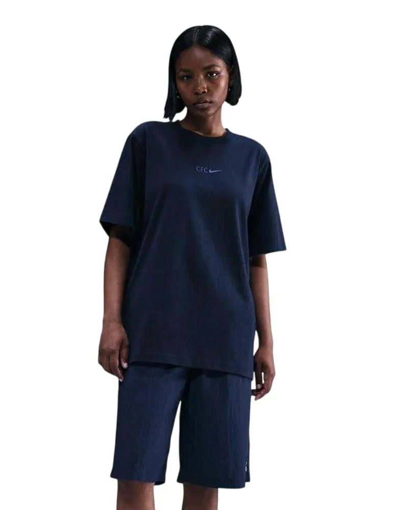Nike Wordmark" T-Shirt für Damen (Blau Blau